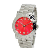 Shop Authentic Marc Jacobs Amy Red Dial Silver Steel Strap Watch for Women - MBM3302 - Luxxuri
