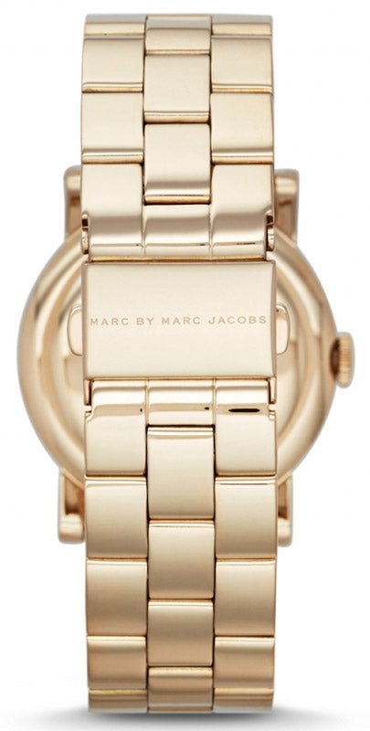  Shop Authentic Marc Jacobs Amy Blue Dial Gold Steel Strap Watch for Women - MBM3303 - Luxxuri