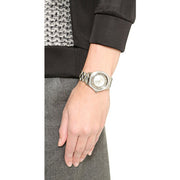  Shop Authentic Marc Jacobs Henry Transparent Silver Dial Silver Steel Strap Watch for Women - MBM3337 - Luxxuri