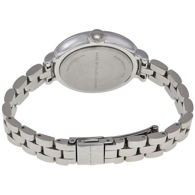  Shop Authentic Marc Jacobs Sally Silver Dial Silver Steel Strap Watch for Women - MBM3362 - Luxxuri