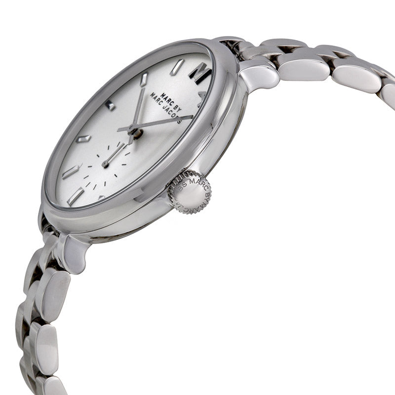  Shop Authentic Marc Jacobs Sally Silver Dial Silver Steel Strap Watch for Women - MBM3362 - Luxxuri