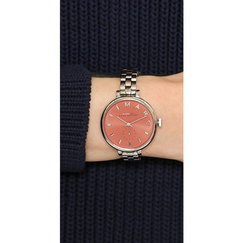  Shop Authentic Marc Jacobs Sally Orange Dial Silver Steel Strap Watch for Women - MBM3365 - Luxxuri