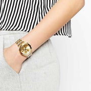  Shop Authentic Marc Jacobs Peeker Chronograph Gold Dial Gold Steel Strap Watch for Women - MBM3393 - Luxxuri