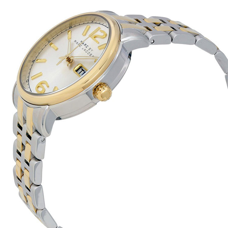  Shop Authentic Marc Jacobs Fergus Silver Dial Two Tone Steel Strap Watch for Women - MBM8652 - Luxxuri