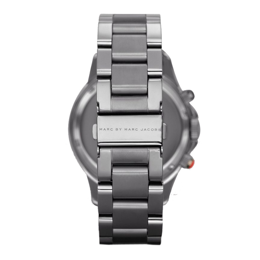  Shop Authentic Marc Jacobs Rock Chronograph Silver Dial Silver Steel Strap Watch for Men - MBM5028 - Luxxuri