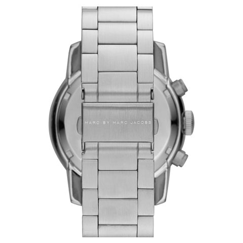  Shop Authentic Marc Jacobs Larry Chronograph Black Dial Silver Steel Strap Watch for Men - MBM5050 - Luxxuri