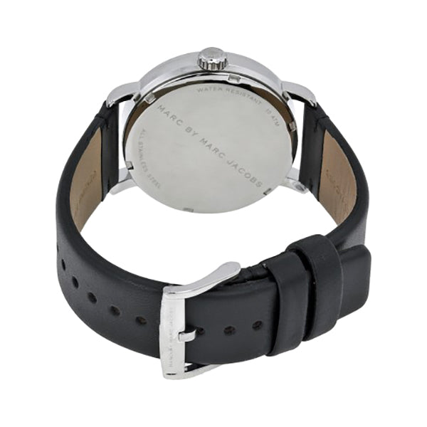  Shop Authentic Marc Jacobs Fergus White Dial Black Leather Strap Watch for Men - MBM5076 - Luxxuri