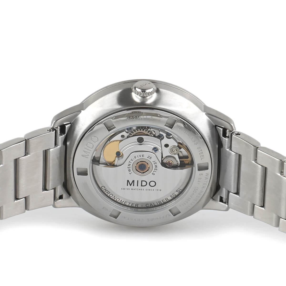  Shop Authentic Mido Commander II Automatic Black Dial Silver Steel Strap Watch For Men - M021.431.11.051.00 - Luxxuri