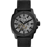  Shop Authentic Fossil Modern Machine Automatic Skeleton Grey Dial Black Steel Strap Watch for Men - ME3134 - Luxxuri