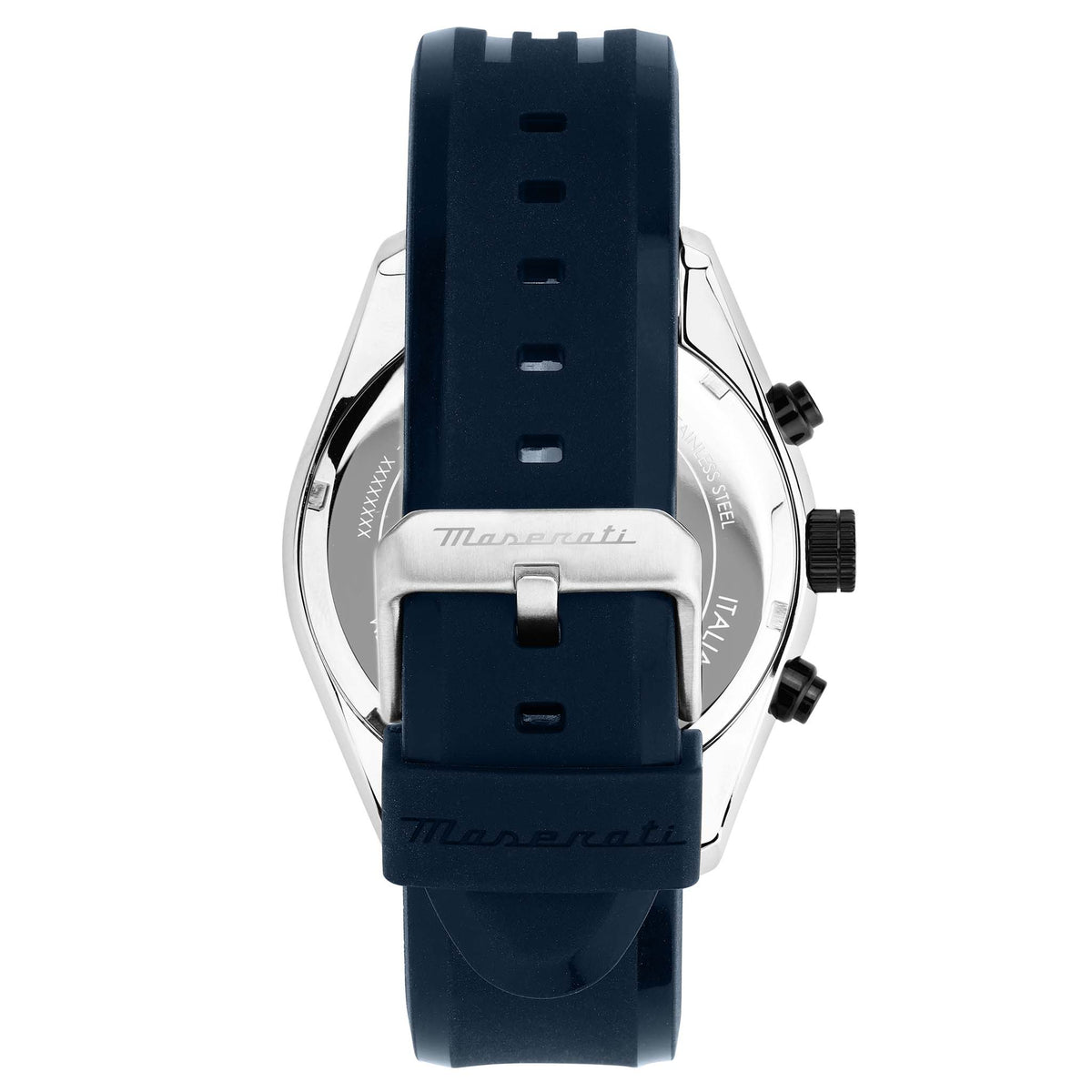 Shop Authentic Maserati Traguardo Chronograph Blue Dial Black Silicone Strap Watch For Men - R8871612046 - Luxxuri