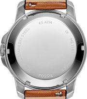  Shop Authentic Fossil Grant Twist Multifunction Blue Dial Brown Leather Strap Watch for Men - ME1161 - Luxxuri