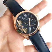  Shop Authentic Fossil Grant Twist Multifunction Blue Dial Blue Leather Strap Watch for Men - ME1162 - Luxxuri