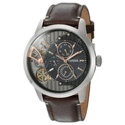  Shop Authentic Fossil Townsman Automatic Black Dial Brown Leather Strap Watch for Men -  ME1163 - Luxxuri