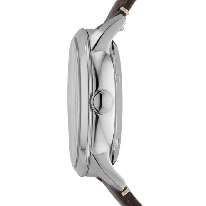  Shop Authentic Fossil Townsman Twist Multifunction White Dial Black Leather Strap Watch for Men - ME1164 - Luxxuri