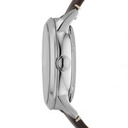 Shop Authentic Fossil Townsman Twist Multifunction White Dial Black Leather Strap Watch for Men - ME1164 - Luxxuri