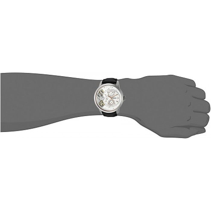 Shop Authentic Fossil Townsman Twist Multifunction White Dial Black Leather Strap Watch for Men - ME1164 - Luxxuri