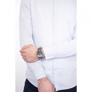 Shop Authentic Fossil The Commuter Twist Black Dial Brown Leather Strap Watch for Men -  ME1165 - Luxxuri