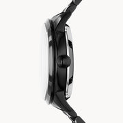  Shop Authentic Fossil Townsman Multi Function Mechanical Black Dial Black Steel Strap Watch for Men - ME3062 - Luxxuri