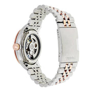  Shop Authentic Fossil Townsman Automatic Skeleton White Dial Two Tone Steel Strap Watch for Men - ME3075 - Luxxuri