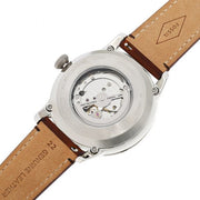  Shop Authentic Fossil Townsman Automatic Blue Dial Brown Leather Strap Watch for Men - ME3110 - Luxxuri