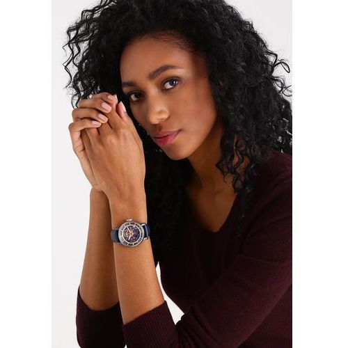 Shop Authentic Fossil Boyfriend Skeleton Blue Dial Blue Leather Strap Watch for Women - ME3136 - Luxxuri