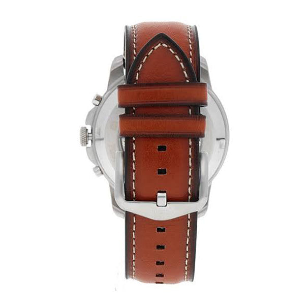  Shop Authentic Fossil Grant Sport Automatic Skeleton Blue Dial Brown Leather Strap Watch for Men - ME3140 - Luxxuri