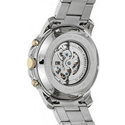 Shop Authentic Fossil Grant Automatic Skeleton Black Dial Silver Steel Strap Watch for Men - ME3103 - Luxxuri