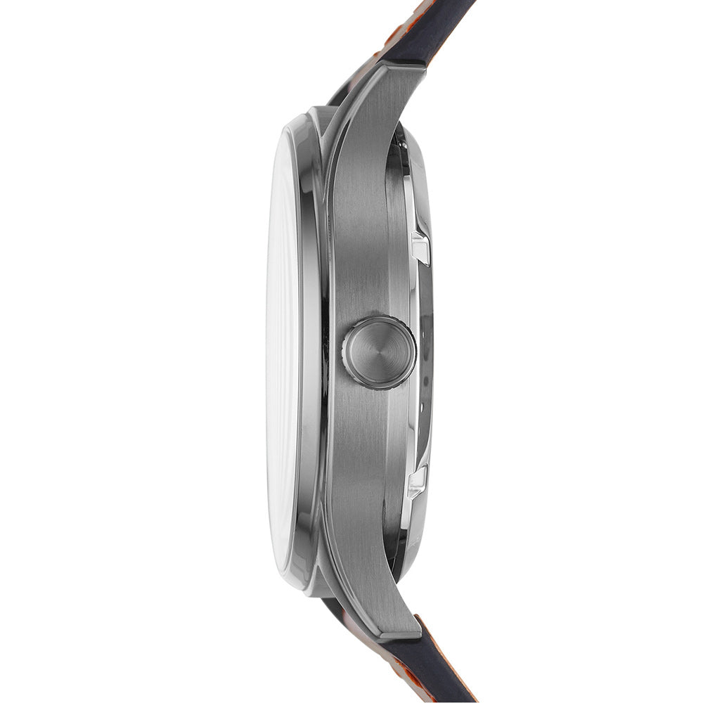  Shop Authentic Fossil Forrester Automatic Skeleton Grey Dial Brown Leather Strap Watch for Men - ME3178 - Luxxuri