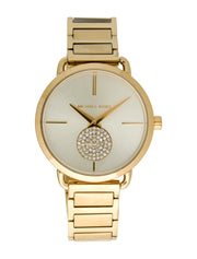  Shop Authentic Michael Kors Portia Gold Dial Gold Steel Strap Watch for Women - MK3639 - Luxxuri