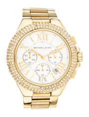 Shop Authentic Michael Kors Camille Silver Diamonds Dial Gold Steel Strap Watch for Women - MK5756 - Luxxuri