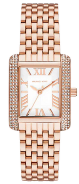  Shop Authentic Michael Kors Emery Three-Hand White Dial Rose Gold Steel Strap Watch for Women - MK4743 - Luxxuri