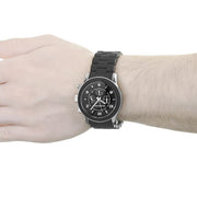  Shop Authentic Michael Kors Runway Black Dial Black Rubber Strap Watch for Men - MK8107 - Luxxuri