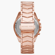  Shop Authentic Michael Kors Whitney Chronograph Rose Gold Dial Rose Gold Steel Strap Watch For Women - MK6730 - Luxxuri