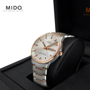  Shop Authentic Mido Commander II Chronometer Automatic Silver Dial Two Tone Steel Strap Watch For Men - M021.431.22.031.00 - Luxxuri