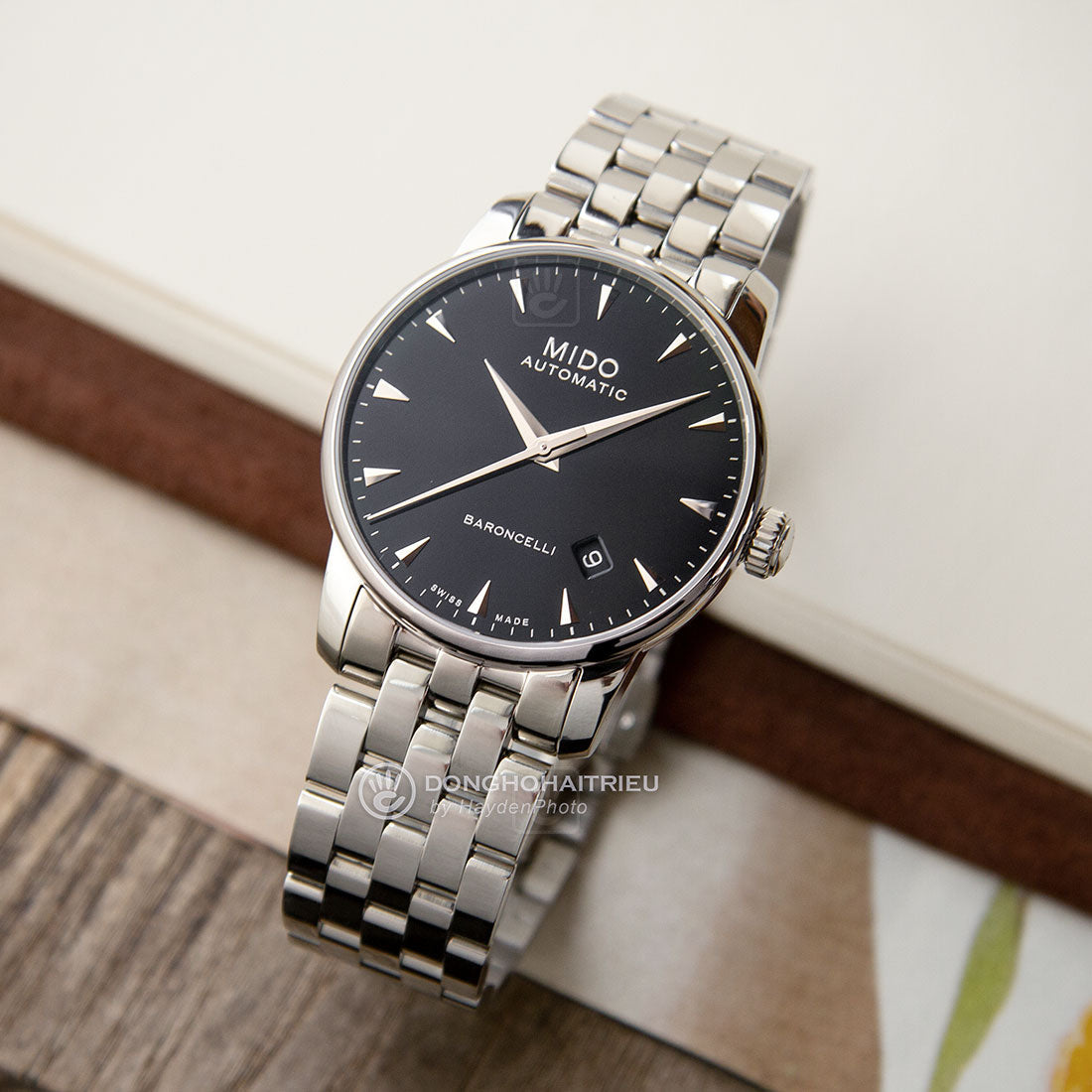  Shop Authentic Mido Baroncelli Ii Automatic Black Dial Silver Steel Strap Watch For Men - M8600.4.18.1 - Luxxuri