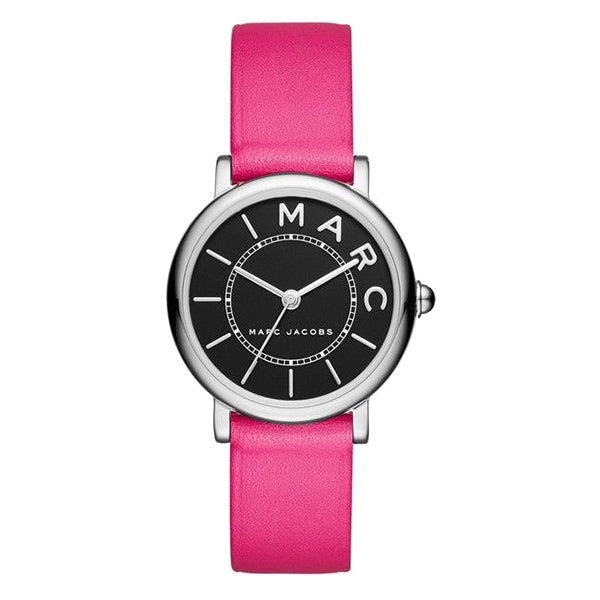  Shop Authentic Marc Jacobs Roxy Black Dial Pink Leather Strap Watch for Women - MJ1535 - Luxxuri