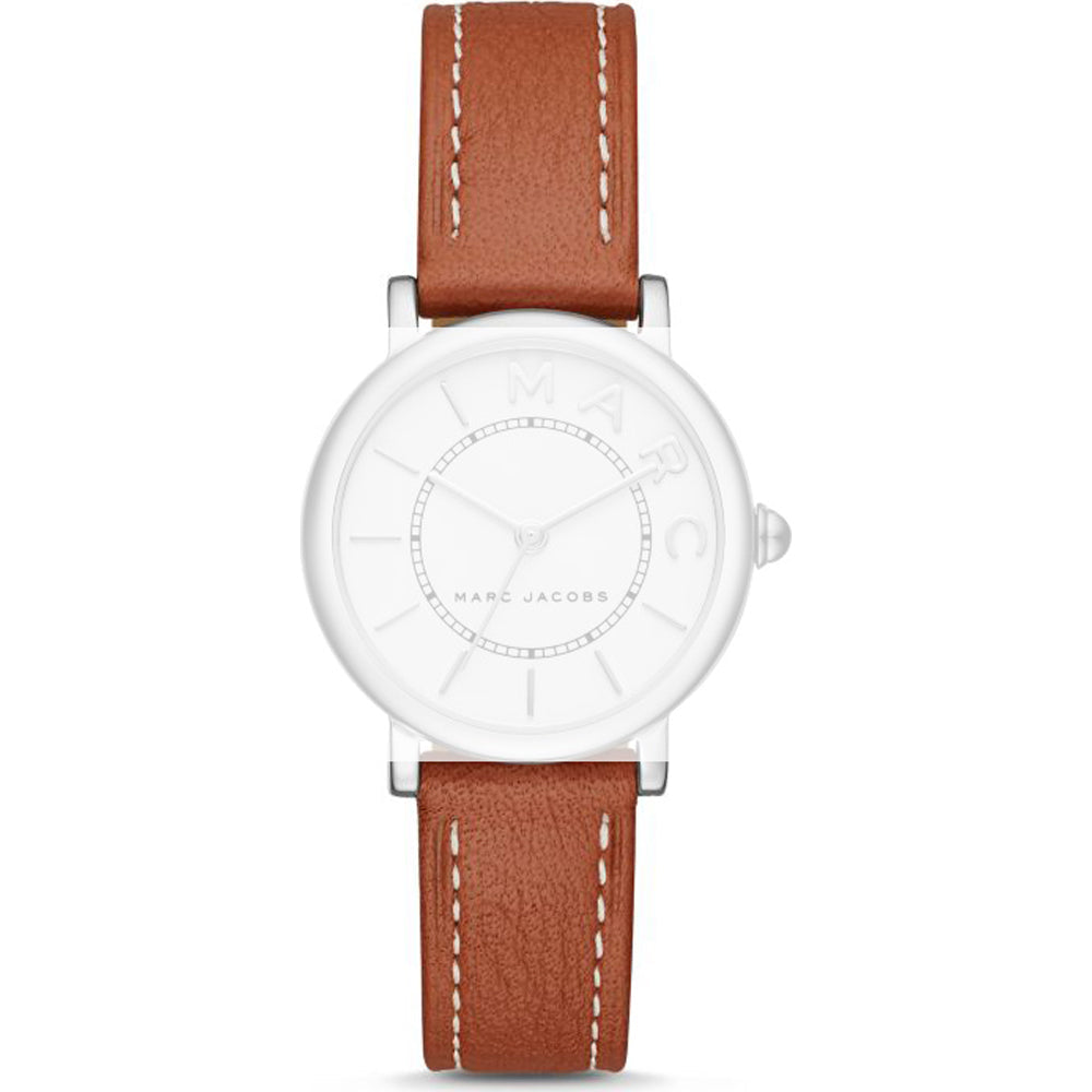  Shop Authentic Marc Jacobs Roxy Silver Dial Brown Leather Strap Watch for Women - MJ1572 - Luxxuri