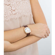  Shop Authentic Marc Jacobs Mandy White Dial Brown Leather Strap Watch for Women - MJ1598 - Luxxuri