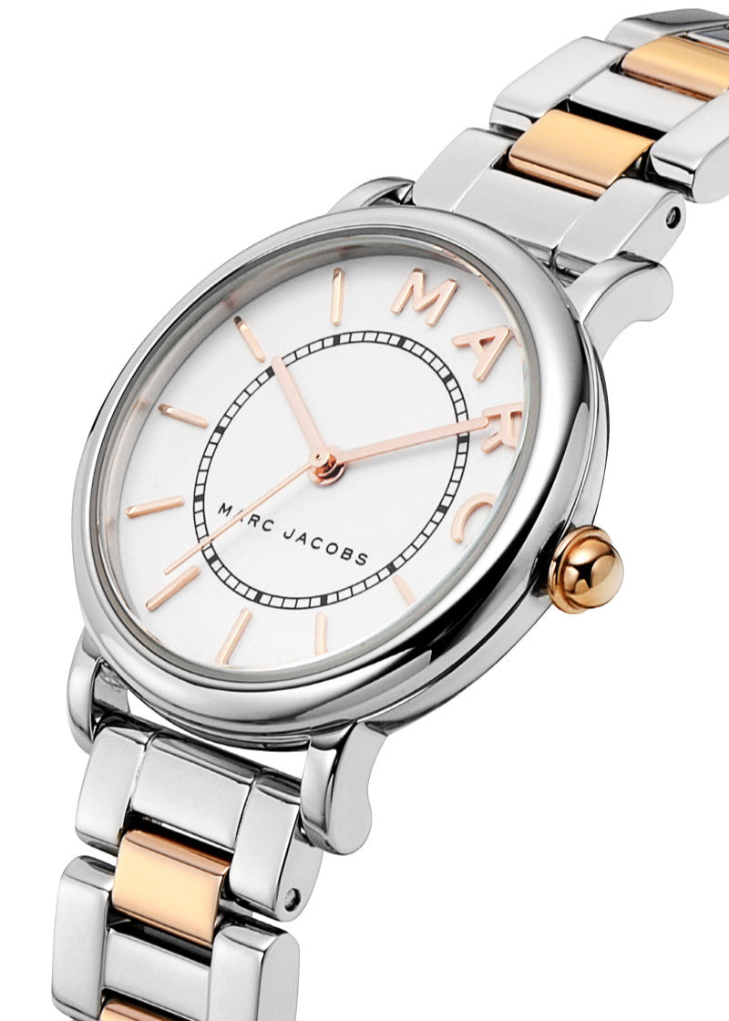  Shop Authentic Marc Jacobs Roxy White Dial Two Tone Steel Strap Watch for Women - MJ3553 - Luxxuri