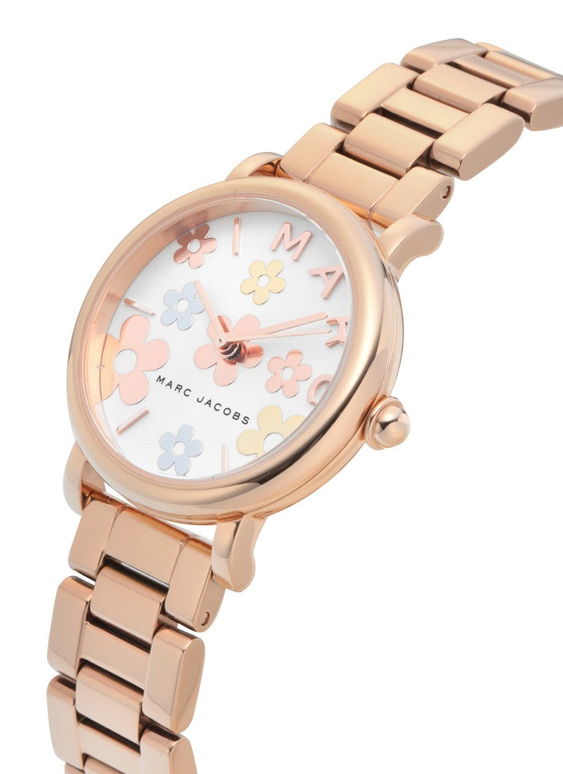  Shop Authentic Marc Jacobs Classic White Dial Rose Gold Steel Strap Watch for Women - MJ3582 - Luxxuri