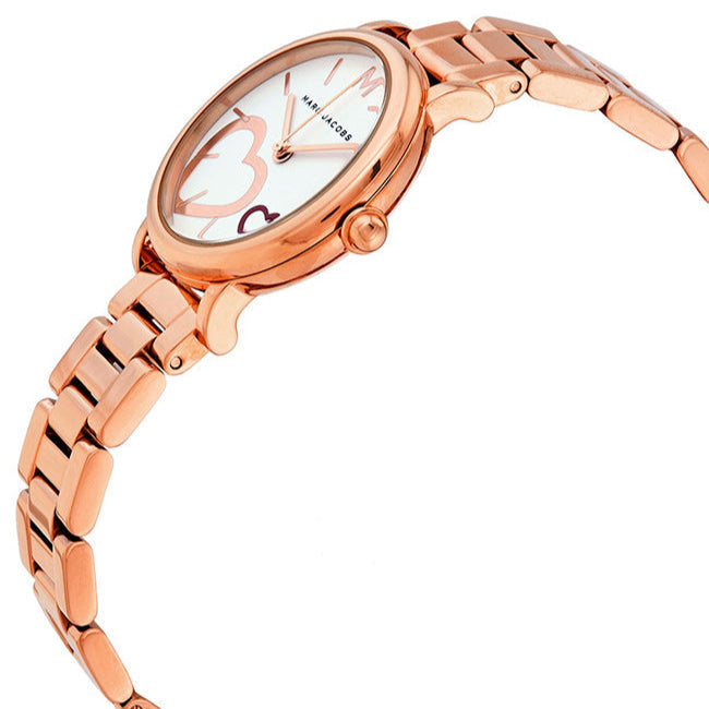  Shop Authentic Marc Jacobs Classic White Dial Rose Gold Steel Strap Watch for Women - MJ3592 - Luxxuri