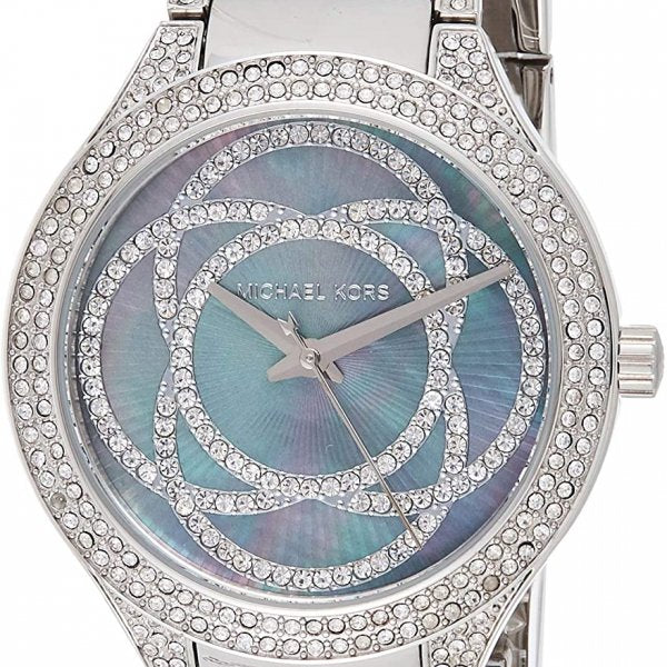  Shop Authentic Michael Kors Kerry Mother of Pearl Dial Silver Strap Watch for Women - MK3480 - Luxxuri