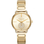  Shop Authentic Michael Kors Portia Gold Dial Gold Steel Strap Watch for Women - MK3639 - Luxxuri