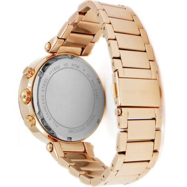  Shop Authentic Michael Kors Sawyer Mother of Pearl White Dial Rose Gold Steel Strap Watch for Women - MK6282 - Luxxuri