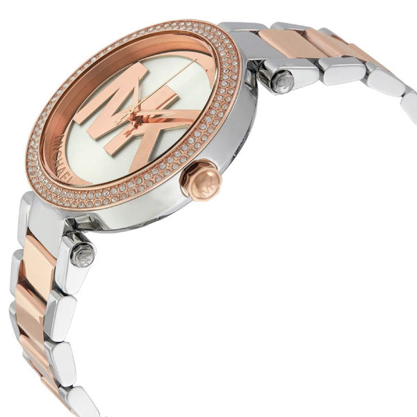  Shop Authentic Michael Kors Parker Gold Dial Two Tone Steel Strap Watch for Women - MK6314 - Luxxuri