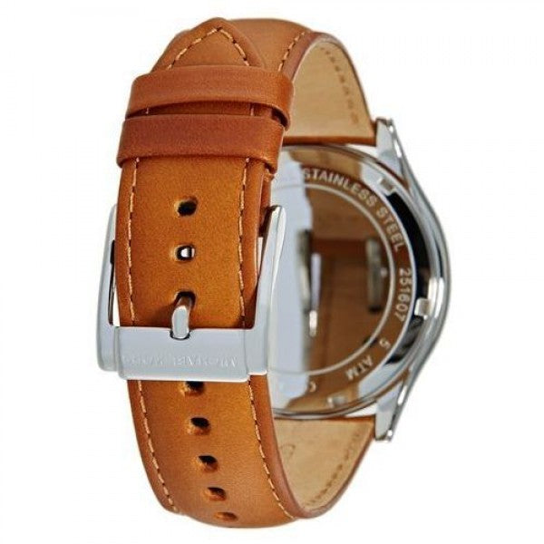  Shop Authentic Michael Kors Slim Runway Analog Blue Dial Brown Leather Strap Watch For Men - MK8508 - Luxxuri