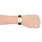  Shop Authentic Michael Kors Pyper Quartz Silver Dial Brown Leather Strap Watch For Women - MK2857 - Luxxuri