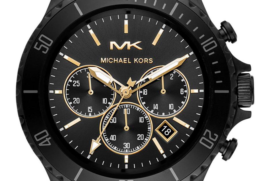  Shop Authentic Michael Kors Bayville Chronograph Black Dial Black Steel Strap Watch For Men - MK8750 - Luxxuri
