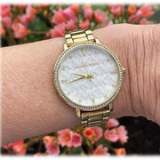  Shop Authentic Michael Kors Pyper Three Hand White Dial Gold Steel Strap Watch For Women - MK4666 - Luxxuri