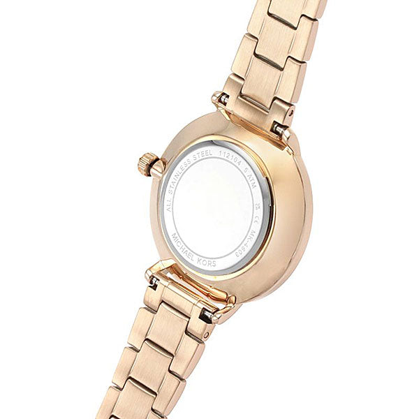  Shop Authentic Michael Kors Pyper Quartz Rose Gold Dial Rose Gold Steel Strap Watch For Women - MK1040 - Luxxuri